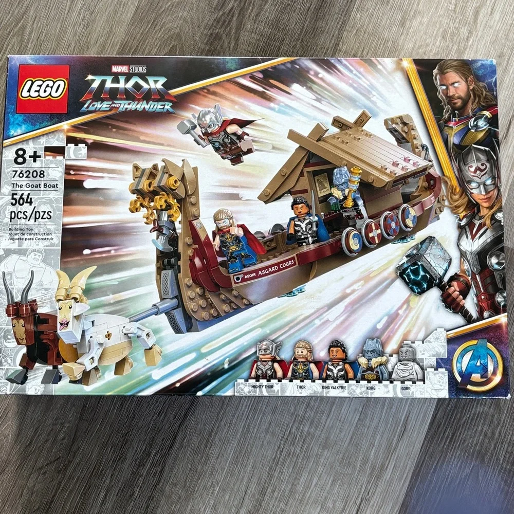 LEGO Thor Love and Thunder Goat Boat Set with Figures - Picture 2 of 2